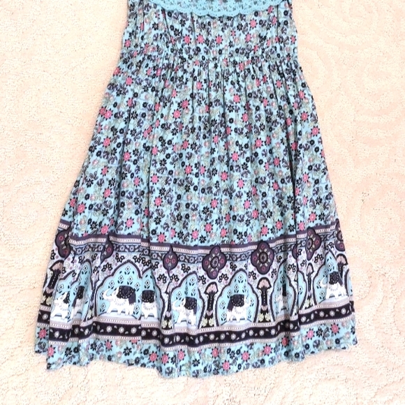 EUC Girl's Summer Dress, Size 10-12 - Picture 2 of 6